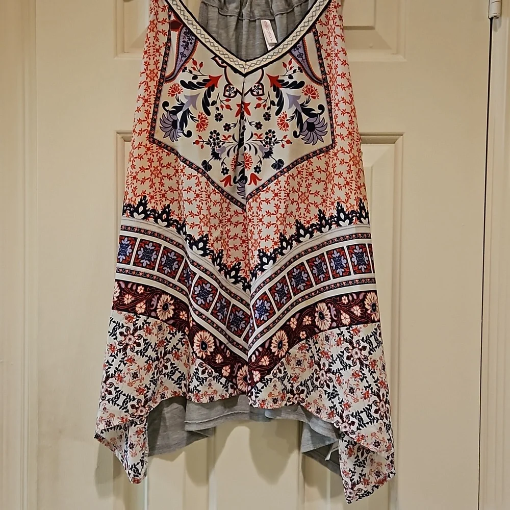 Xhilaration handkerchief style blouse Size XL - Picture 2 of 7